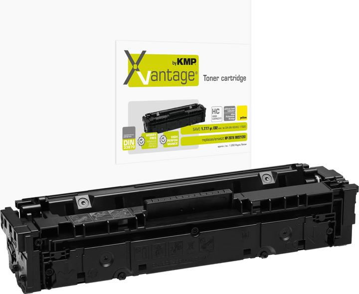 Immagine prodotto KMP Toner XVantage HP207X (W2212X) 2450 pagine giallo rigenerato