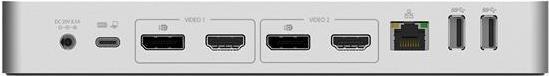 Actual product image StarTech .com Universal Laptop Docking Station USB-C & USB 3.0 2x4K 100W PD (Docking port (proprietary), 4 Ports)