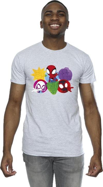 Immagine prodotto Spidey And His Amazing Friends Faces Maglietta Uomo (3XL)