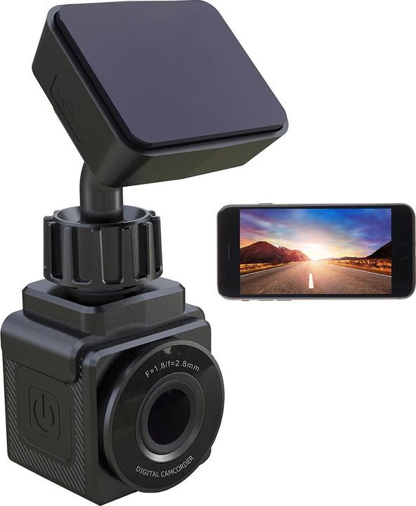 Produktbild NavGear WiFi-Mini-Dashcam (WLAN, Beschleunigungssensor, Full HD)