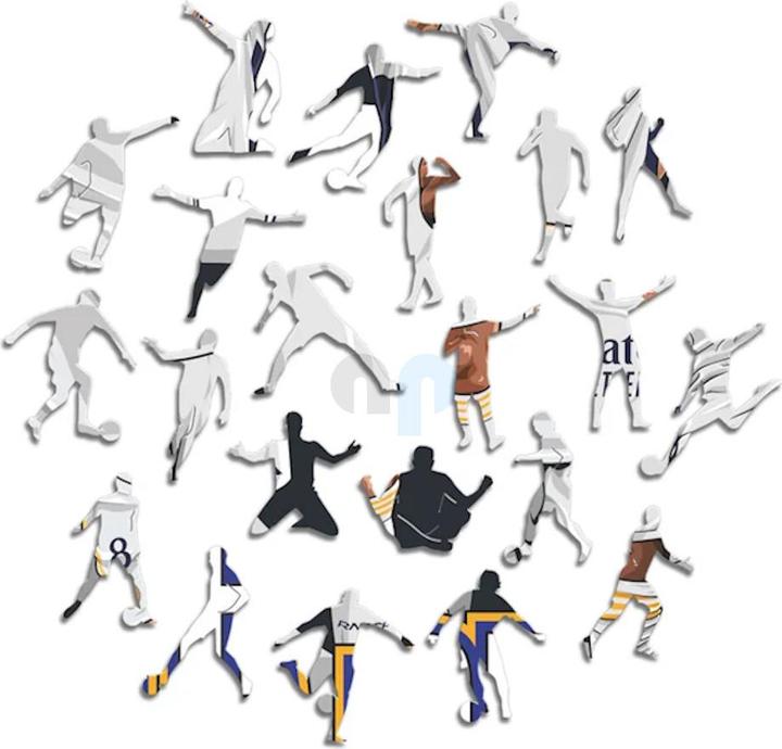 Image du produit Iconic Real Madrid CF - 5 joueurs - puzzle en bois taille M (270 pièces) (270 pièces)