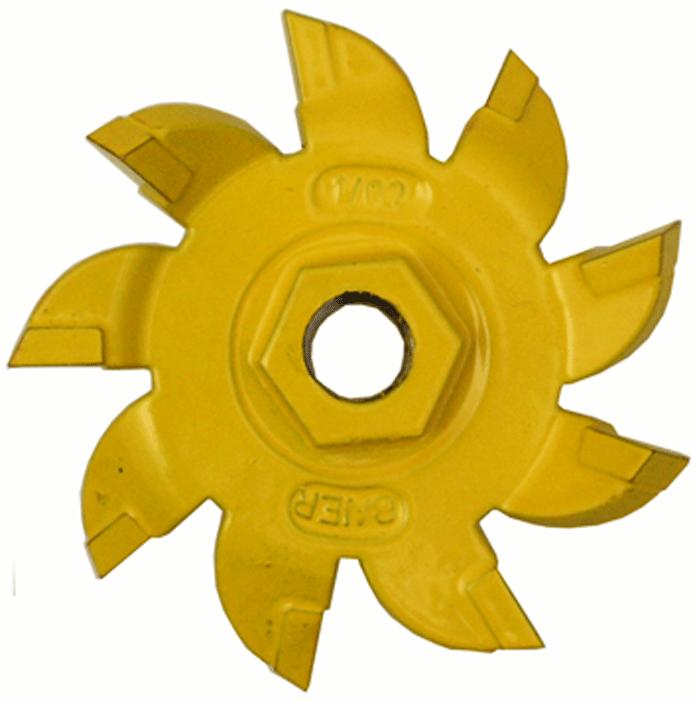 Actual product image BAI 55657 Euro mills for BMF 500 type 20 yellow D=23-35mm W=20mm