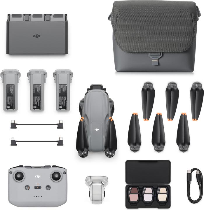 Actual product image DJI Air 3s Fly More Combo RC-N3 (45 min, 724 g, 50 Mpx)