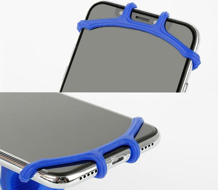 Image du produit Deltalabs Universal Fahrrad Velo Silikon Halterung 360° Drehbar Handy / Smartphone (4"- 6")