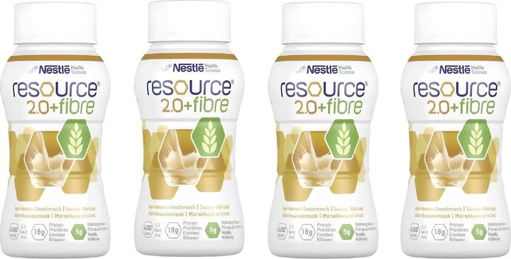 Actual product image Resource 2.0 Dietary fibre (Apricot tree, 4 x)
