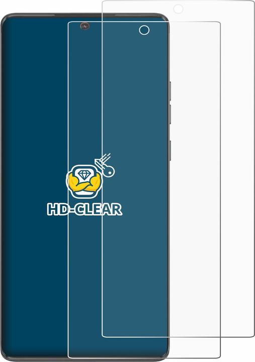 Actual product image BROTECT Screen Protector Clear (2 Piece, Motorola Moto G85)