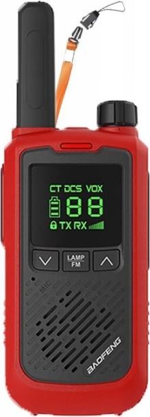 Actual product image Baofeng Walkie-Talkie BF-T17 red (10 km)