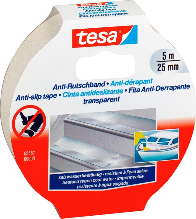 Produktbild tesa Anti Rutschband, rutschfestes Klebeband für innen und aussen (25 mm)
