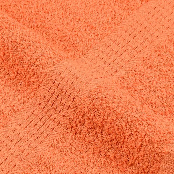 Image du produit VidaXL Serviettes 2 pcs. Orange 100x200 cm 360 g/m² 100% coton Serviette de plage