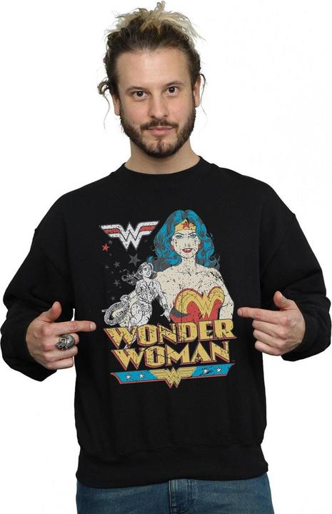 Produktbild Wonder Woman Posing Sweatshirt (XL)