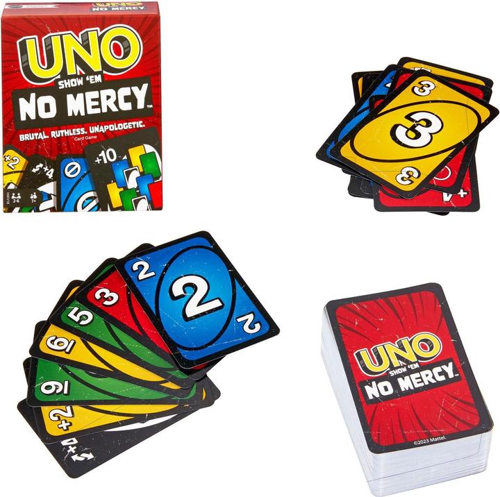 Actual product image Mattel Games UNO No Mercy (English)