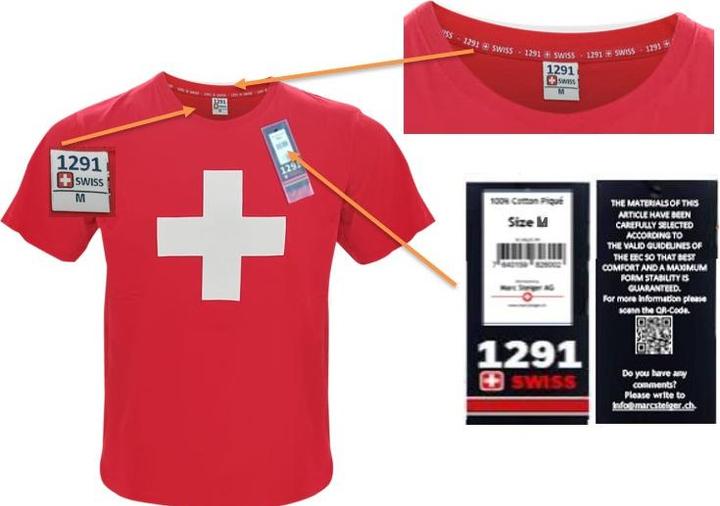 Produktbild TopSpirit 1291 SWISS T-Shirt (XXL)