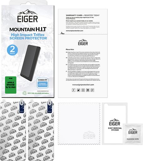 Image du produit Eiger Mountain H.I.T (2 pièce(s), Apple iPhone 15 Pro, Apple iPhone 15)