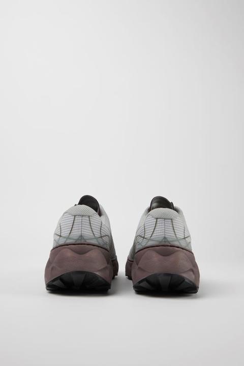Actual product image Nnormal Tomir Shoe Grey/Purple (38.5, 39)