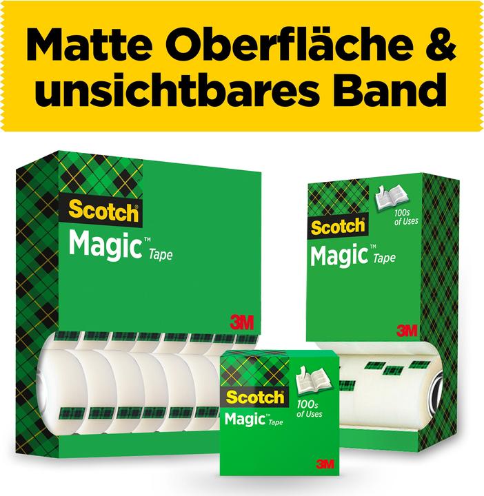 Immagine prodotto Scotch Nastro adesivo magico (19 mm)