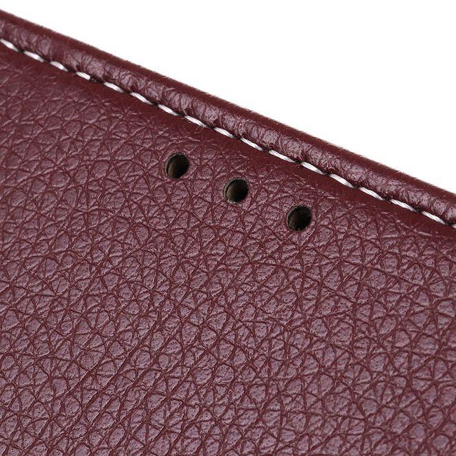 Produktbild MU Classic Litchi Leder Bookcover II Series (LG V50 ThinQ)