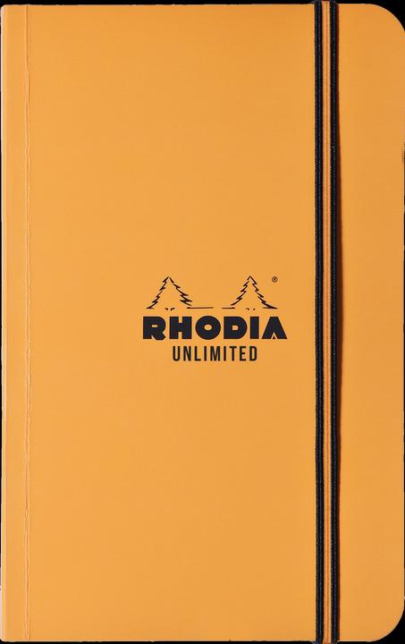Rhodia Unlimited (9 x 14 cm, Checked, Hardcover)