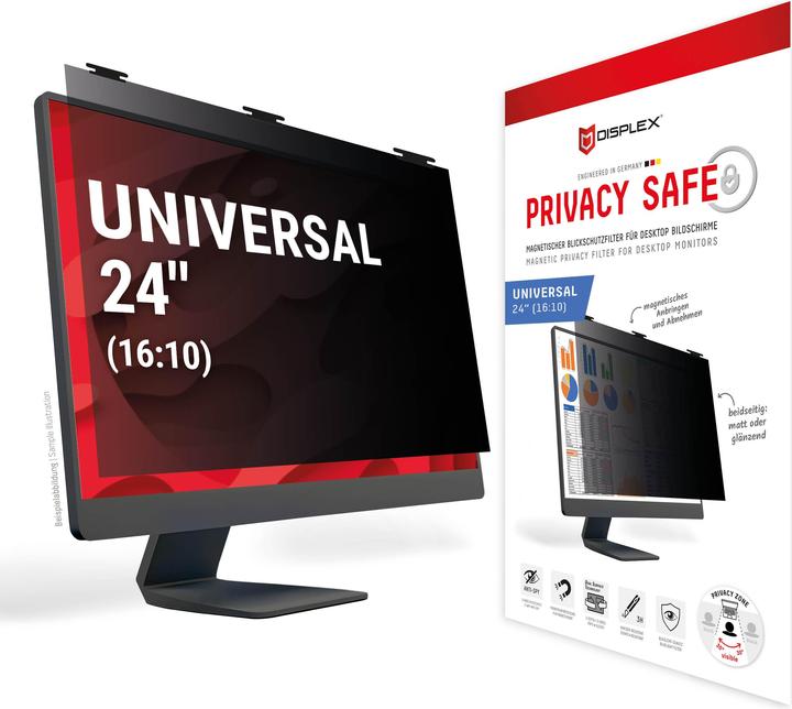 Actual product image Displex Privacy Safe, Desktop Monitor Blickschutzfilter (24", 16 : 10)