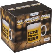 Produktbild Magni Kaffeetasse XL I Wish this was a beer 13x11cm (850 ml, 1 x)