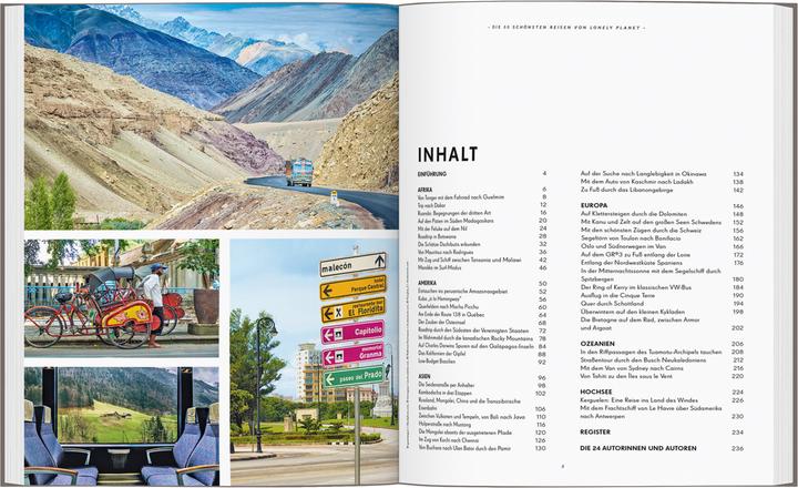 Actual product image Bildband Die 50 schönsten Reisen von (German, Lonely Planet Publisher, 2024)