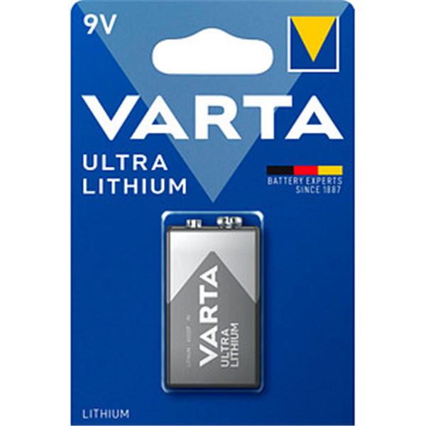 Actual product image Varta ULTRA Lithium (1 pcs., 9V Block, 1200 mAh)