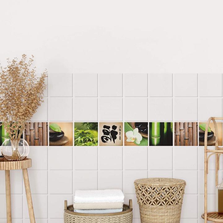 Immagine prodotto Trenddeko Piastrelle Decorazione Asia Spa (6 x 15 x 15 cm)