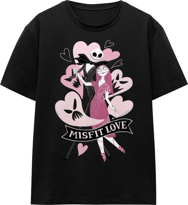 Image du produit The Nightmare Before Christmas - T-shirt MISFIT LOVE - Adulte (S)