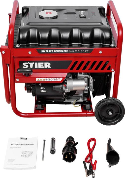 Produktbild Stier Inverter Stromerzeuger SNS-500 5,0 kW 75 dB(A) (18 l)