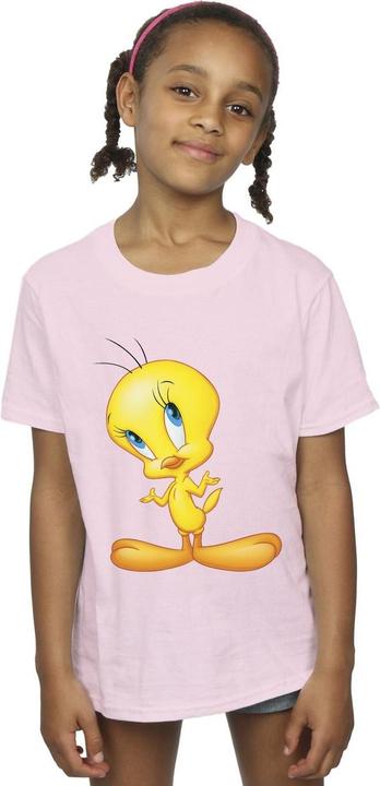 Immagine prodotto Looney Tunes Tweety Standing Maglietta Ragazze (152, 158)
