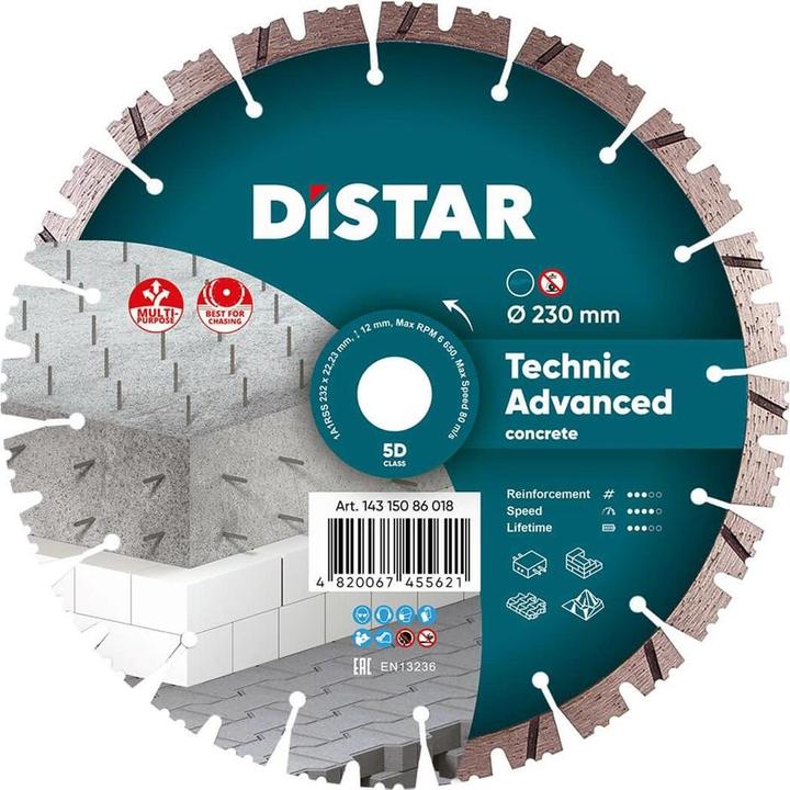 Immagine prodotto No Name DISTAR TECHNIC DISCO DI SEPARAZIONE DIAMANTE AVANZATO 232 x 2 6/1 8 x 12 x 22 23