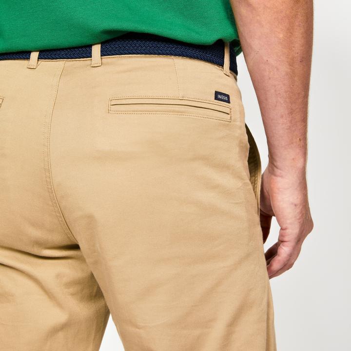 Actual product image Inesis Men's golf trousers cotton - MW500 beige (W44/L34)