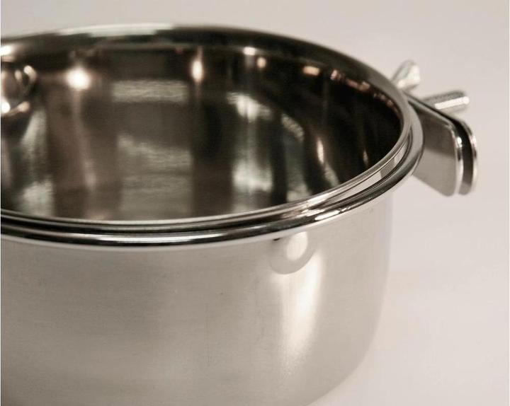 Produktbild Kerbl Edelstahlnapf mit Schraubbefestigung für Nager (0.60 l)