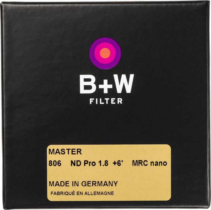 Image du produit B+W ND 1,8 MRC nano MASTER 46mm (46 mm, Filtre gris neutre)