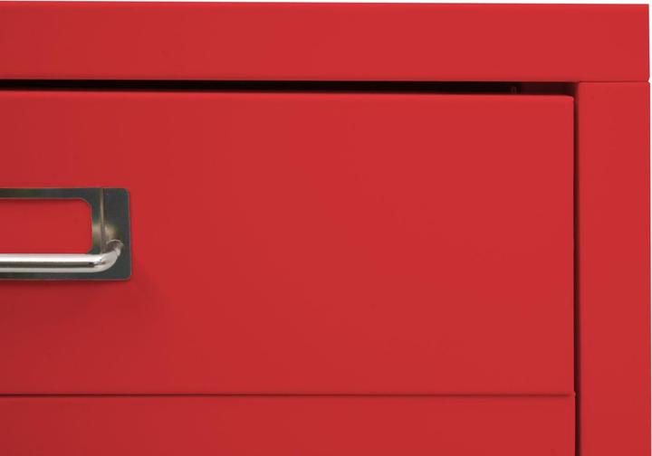 Image du produit Mendler Caisson roulant HWC-L49, métal 75x40x41cm 6 tiroirs, rouge