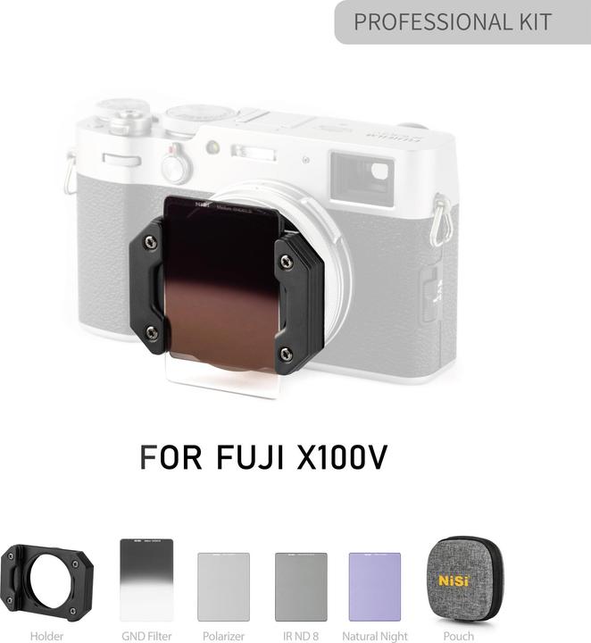 Produktbild Nisi Professional Kit für Fuji X100V (Polarisationsfilter, ND- / Graufilter)