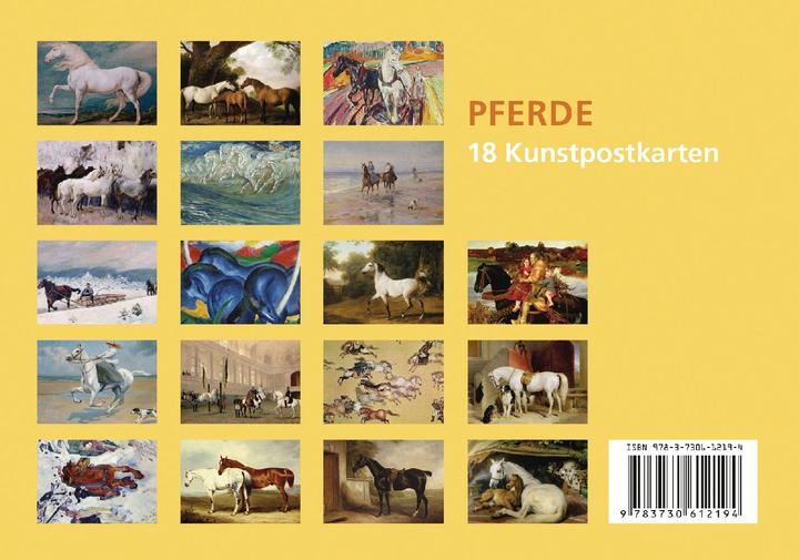 Actual product image Postcard set Horses (18 pcs.)