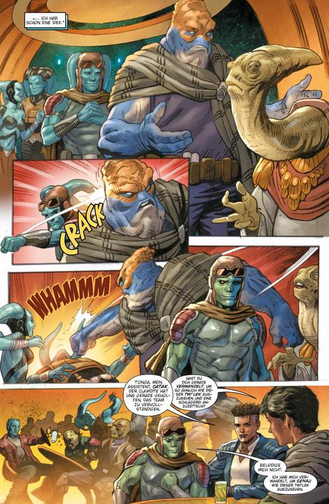 Produktbild Panini Star Wars Comics: Kopfgeldjäger VII - Dunkle Droiden (Deutsch, Paolo Villanelli, Ethan Sacks, Davide Tinto, Jethro Morales, Lan Medina, 2024)