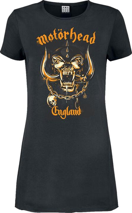 Actual product image Amplified Womens/Ladies England Motorhead T-Shirt Dress (XXL)