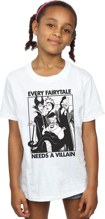 Produktbild Disney Every Fairy Tale Needs A Villain TShirt Mädchen (140, 146)