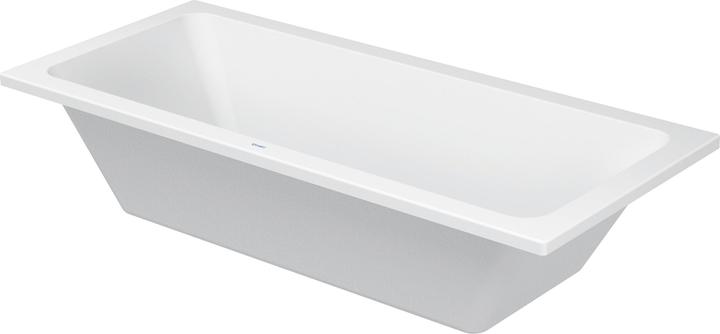 Produktbild Duravit Rechteckbadewanne Krperformbadewanne D-Code 80 x 180 cm wei glatt 700101000000000 (150 l, 180 cm, 80 cm)