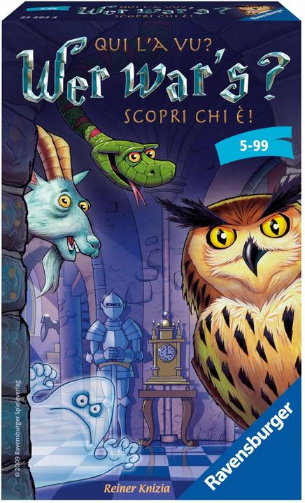 Wer war's? (Deutsch, Französisch, Italienisch)