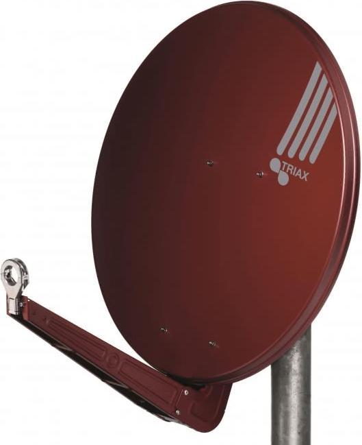 Triax 350393 Rouge Antenne satellite (Antenne parabolique, 38.10 dB, DVB-S / -S2)