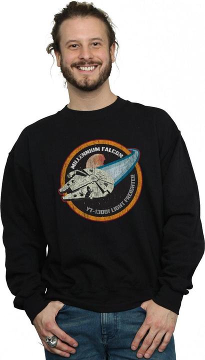 Produktbild Star Wars Millennium Falcon Badge Sweatshirt (S)