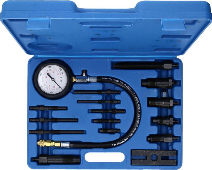 Immagine prodotto Brilliant Tools Set di tester di compressione per motori diesel, 18 pezzi.