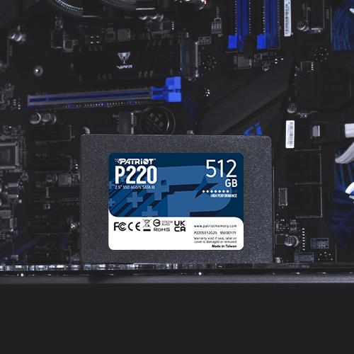 Actual product image Patriot P220 (512 GB, 2.5")