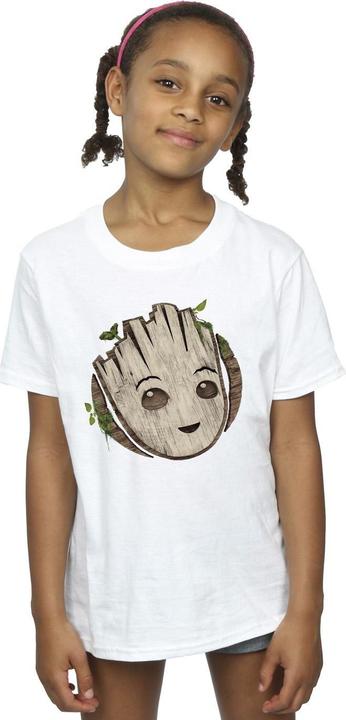 Produktbild I Am Groot Wooden Head TShirt Mädchen (152, 158)