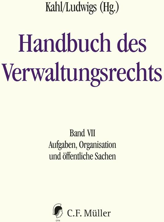Image du produit Handbuch des Verwaltungsrechts 07 (Allemand, Ulrich, Achenbach, Augsberg, Battis, Jelenavon (Prof. Dr.), Steffen (Prof. Dr.), 2025)