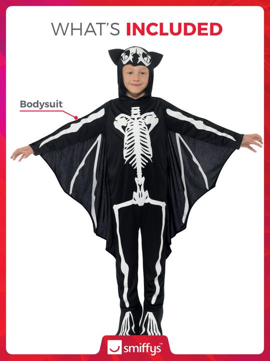 Produktbild Smiffys Fledermaus Skelett (116, 122, 128)