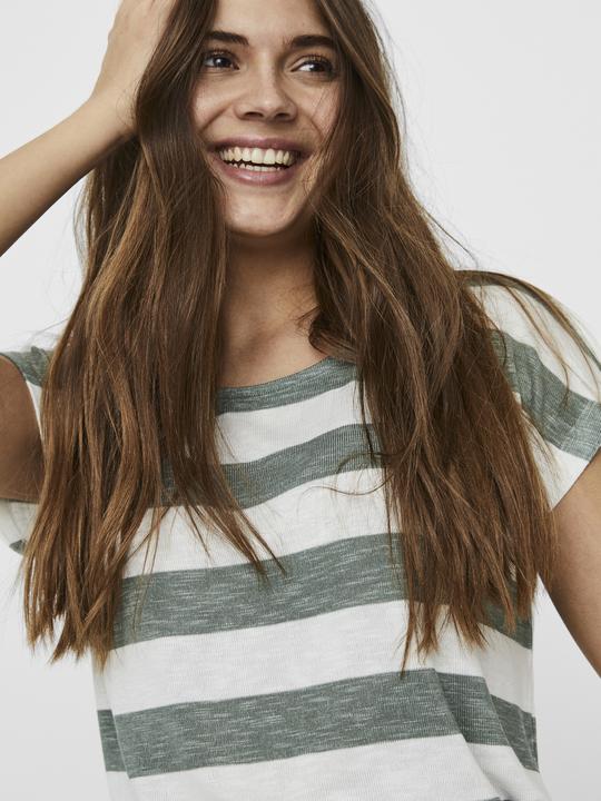 Produktbild Vero Moda Gestreiftes Oberteil mit kurzen Ärmeln (M)