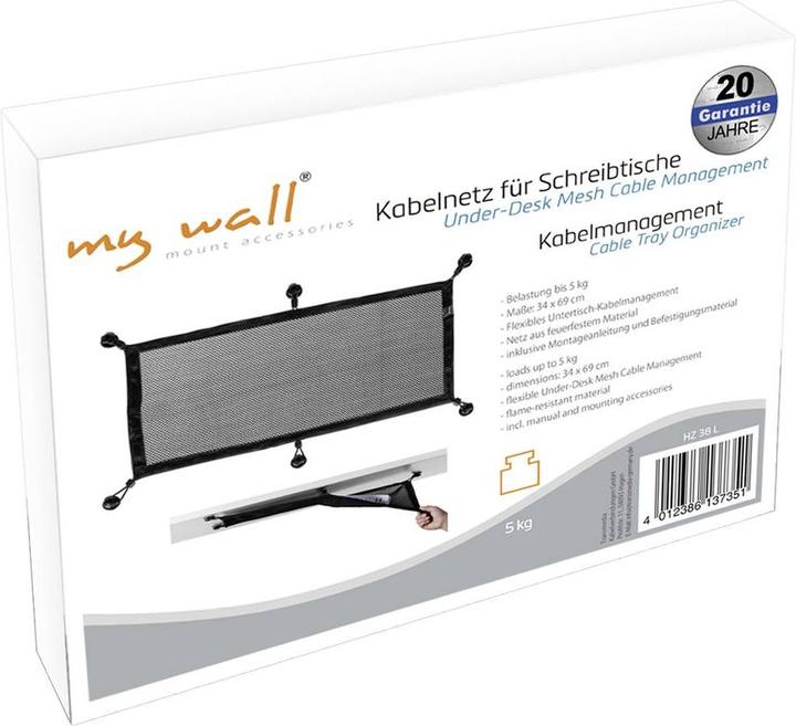 Actual product image myWall My Wall under-counter cable management black (Table)